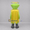 Custom Lime Green and Gold Alien Mascot Costume Adult Full Body Suit for Space Events Custom Lime Green and Gold Alien Mascot Costume Adult Full Body Suit for Space Events