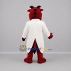 Custom Red and White Dragon Mascot Costume Adult Full Body Suit for Stage Performances Custom Red and White Dragon Mascot Costume Adult Full Body Suit for Stage Performances
