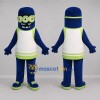 Custom Blue and Green Three-Eyed Monster Mascot Costume Adult Full Body Suit for Halloween Events Custom Blue and Green Three-Eyed Monster Mascot Costume Adult Full Body Suit for Halloween Events