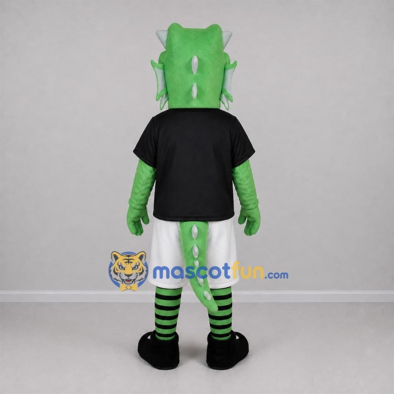 Custom Green and Black Dragon Mascot Costume Adult Full Body Suit for Fantasy Events Custom Green and Black Dragon Mascot Costume Adult Full Body Suit for Fantasy Events