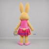 Custom Tan and Pink Rabbit Mascot Costume Adult Full Body Suit for Easter Events Custom Tan and Pink Rabbit Mascot Costume Adult Full Body Suit for Easter Events