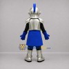 Custom Silver and Blue Knight Mascot Costume Adult Full Body Suit for Medieval Events Custom Silver and Blue Knight Mascot Costume Adult Full Body Suit for Medieval Events