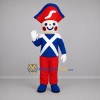 Custom Blue and Red Toy Soldier Mascot Costume Adult Full Body Suit for Holiday Events Custom Blue and Red Toy Soldier Mascot Costume Adult Full Body Suit for Holiday Events