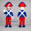 Custom Blue and Red Toy Soldier Mascot Costume Adult Full Body Suit for Holiday Events Custom Blue and Red Toy Soldier Mascot Costume Adult Full Body Suit for Holiday Events