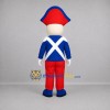 Custom Blue and Red Toy Soldier Mascot Costume Adult Full Body Suit for Holiday Events Custom Blue and Red Toy Soldier Mascot Costume Adult Full Body Suit for Holiday Events