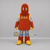 Custom Orange and Silver Robot Mascot Costume Adult Full Body Suit for Science Events Custom Orange and Silver Robot Mascot Costume Adult Full Body Suit for Science Events