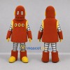 Custom Orange and Silver Robot Mascot Costume Adult Full Body Suit for Science Events Custom Orange and Silver Robot Mascot Costume Adult Full Body Suit for Science Events