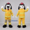 Custom Black and White Firefighter Dalmatian Mascot Costume Adult Full Body Suit for Community Events Custom Black and White Firefighter Dalmatian Mascot Costume Adult Full Body Suit for Community Events