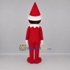 Custom Red and White Christmas Elf Mascot Costume Adult Full Body Suit for Christmas Events Custom Red and White Christmas Elf Mascot Costume Adult Full Body Suit for Christmas Events