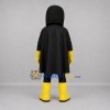 Custom Black and Yellow Superhero Mascot Costume Adult Full Body Suit for Stage Performances Custom Black and Yellow Superhero Mascot Costume Adult Full Body Suit for Stage Performances