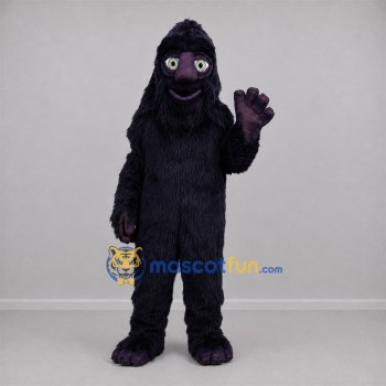 Custom Dark Purple Furry Monster Mascot Costume Adult Full Body Suit for Halloween Events