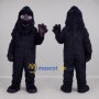 Custom Dark Purple Furry Monster Mascot Costume Adult Full Body Suit for Halloween Events