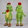 Custom Green and Red Grasshopper Mascot Costume Adult Full Body Suit for Science Events