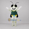 Custom Cream and Green Insect Mascot Costume Adult Full Body Suit for Science Events