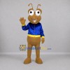 Custom Tan and Blue Ant Mascot Costume Adult Full Body Suit for School Events Custom Tan and Blue Ant Mascot Costume Adult Full Body Suit for School Events