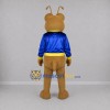 Custom Tan and Blue Ant Mascot Costume Adult Full Body Suit for School Events Custom Tan and Blue Ant Mascot Costume Adult Full Body Suit for School Events