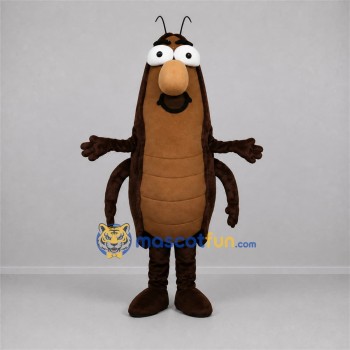 Custom Brown Cockroach Mascot Costume Adult Full Body Suit for Science Events Custom Brown Cockroach Mascot Costume Adult Full Body Suit for Science Events
