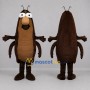 Custom Brown Cockroach Mascot Costume Adult Full Body Suit for Science Events