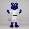 Custom Blue and White Astronaut Dog Mascot Costume Adult Full Body Suit for Space Events Custom Blue and White Astronaut Dog Mascot Costume Adult Full Body Suit for Space Events