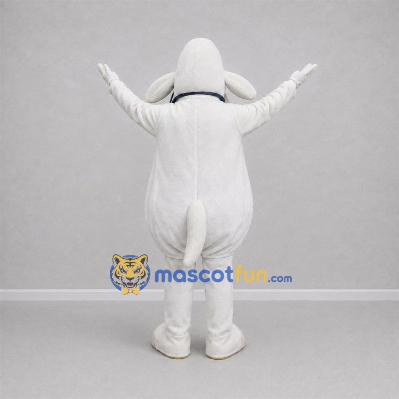 Custom White Sheep Mascot Costume Adult Full Body Suit for Farm Events Custom White Sheep Mascot Costume Adult Full Body Suit for Farm Events