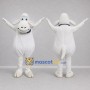 Custom White Sheep Mascot Costume Adult Full Body Suit for Farm Events