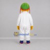 Custom White and Green Aviator Bird Mascot Costume Adult Full Body Suit for Aviation Events Custom White and Green Aviator Bird Mascot Costume Adult Full Body Suit for Aviation Events