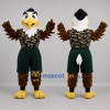Custom Brown and Green Eagle Mascot Costume Adult Full Body Suit for Sports Events Custom Brown and Green Eagle Mascot Costume Adult Full Body Suit for Sports Events