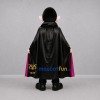 Custom Black and Magenta Vampire Mascot Costume Adult Full Body Suit for Halloween Events Custom Black and Magenta Vampire Mascot Costume Adult Full Body Suit for Halloween Events