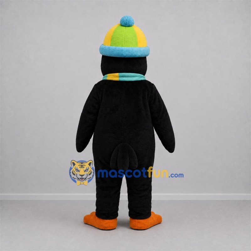 Custom Black and White Penguin Mascot Costume Adult Full Body Suit for Winter Events Custom Black and White Penguin Mascot Costume Adult Full Body Suit for Winter Events