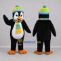 Custom Black and White Penguin Mascot Costume Adult Full Body Suit for Winter Events