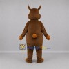 Custom Brown and Red Reindeer Mascot Costume Adult Full Body Suit for Christmas Events Custom Brown and Red Reindeer Mascot Costume Adult Full Body Suit for Christmas Events