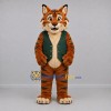 Custom Orange and Green Tiger Mascot Costume Adult Full Body Suit for Storytelling Events Custom Orange and Green Tiger Mascot Costume Adult Full Body Suit for Storytelling Events