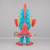 Custom Turquoise and Coral Fish Mascot Costume Adult Full Body Suit for Ocean Events Custom Turquoise and Coral Fish Mascot Costume Adult Full Body Suit for Ocean Events