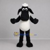 Custom Black and White Sheep Mascot Costume Adult Full Body Suit for Farm Events Custom Black and White Sheep Mascot Costume Adult Full Body Suit for Farm Events