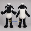 Custom Black and White Sheep Mascot Costume Adult Full Body Suit for Farm Events Custom Black and White Sheep Mascot Costume Adult Full Body Suit for Farm Events