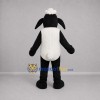 Custom Black and White Sheep Mascot Costume Adult Full Body Suit for Farm Events Custom Black and White Sheep Mascot Costume Adult Full Body Suit for Farm Events