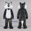 Custom Gray and White Wolf Mascot Costume Adult Full Body Suit for Wildlife Events Custom Gray and White Wolf Mascot Costume Adult Full Body Suit for Wildlife Events