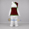 Custom White and Green Christmas Bear Mascot Costume Adult Full Body Suit for Christmas Events Custom White and Green Christmas Bear Mascot Costume Adult Full Body Suit for Christmas Events