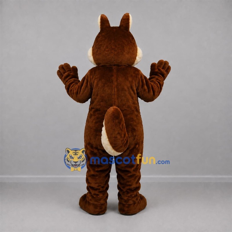Custom Brown and Tan Squirrel Mascot Costume Adult Full Body Suit for Nature Events Custom Brown and Tan Squirrel Mascot Costume Adult Full Body Suit for Nature Events
