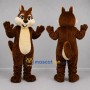 Custom Brown and Tan Squirrel Mascot Costume Adult Full Body Suit for Nature Events