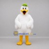 Custom White and Yellow Duck Mascot Costume Adult Full Body Suit for Farm Events Custom White and Yellow Duck Mascot Costume Adult Full Body Suit for Farm Events