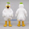 Custom White and Yellow Duck Mascot Costume Adult Full Body Suit for Farm Events Custom White and Yellow Duck Mascot Costume Adult Full Body Suit for Farm Events