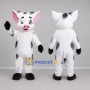 Custom Black and White Pig Mascot Costume Adult Full Body Suit for Farm Events