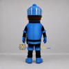 Custom Blue and Black Knight Mascot Costume Adult Full Body Suit for Medieval Events Custom Blue and Black Knight Mascot Costume Adult Full Body Suit for Medieval Events