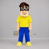 Custom Yellow and Blue Boy Mascot Costume Adult Full Body Suit for School Events Custom Yellow and Blue Boy Mascot Costume Adult Full Body Suit for School Events