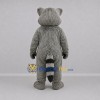 Custom Gray and Black Raccoon Mascot Costume Adult Full Body Suit for Wildlife Events Custom Gray and Black Raccoon Mascot Costume Adult Full Body Suit for Wildlife Events