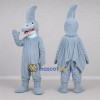 Custom Light Blue Pterosaur Mascot Costume Adult Full Body Suit for Dinosaur Events