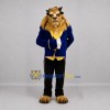Custom Brown and Blue Beast Prince Mascot Costume Adult Full Body Suit for Fantasy Events Custom Brown and Blue Beast Prince Mascot Costume Adult Full Body Suit for Fantasy Events