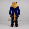 Custom Brown and Blue Beast Prince Mascot Costume Adult Full Body Suit for Fantasy Events Custom Brown and Blue Beast Prince Mascot Costume Adult Full Body Suit for Fantasy Events