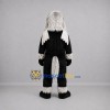 Custom Black and White Winged Dog Mascot Costume Adult Full Body Suit for Fantasy Events Custom Black and White Winged Dog Mascot Costume Adult Full Body Suit for Fantasy Events